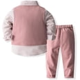 thumbnail image 5 of Ropa de vestir para niño pequeño, traje de Navidad para niños, traje formal, camisa y pantalones, conjuntos con pajarita, 5 of 5