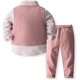 thumbnail image 5 of Ropa de vestir para niño pequeño, traje de Navidad para niños, traje formal, camisa y pantalones, conjuntos con pajarita, 5 of 5