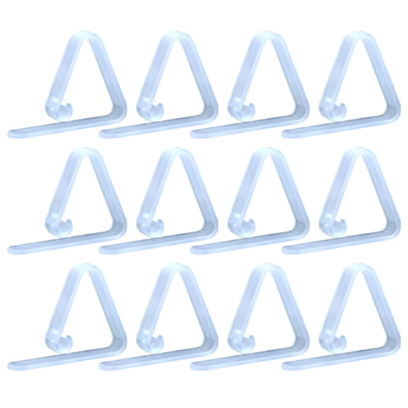 ACDANC 2026 New 12 Pack Transparent Tablecloth Clips - Plastic,Durable,Multi-Purpose Clips for Home,Picnic,Camping,Outdoor Use,For Dining,Table Setting,Patio Parties,Camping Trips,Barbecues