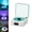 White, variant on Waves Vinyl Bluetooth Speaker Mini Vintage Record Player Portable Retro Audio with Ambient Light