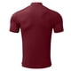 thumbnail image 4 of Hombres Manga Corta Top Alta Elasticidad Color Puro Cuello Alto Slim Fit Camiseta Interior Jersey, 4 of 6