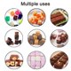 thumbnail image 4 of Xiao Hua Molde de silicona para cubitos de hielo de 126 cavidades, mini molde cuadrado para chocolate y dulces, utilizado para hacer chocolate casero, azúcar y cubitos de hielo, verde, 1 pieza, 4 of 5
