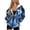 Sea Turtle Flower Blue, variant on Renewold Sea Turtle Flower Blue Womens Oversized Zip Up Hoodies Fashion Hooded Pullover Jackets Sweatshirts Long Sleeve Y2K Hoodies Fleece Sweaters Hooded Cardigan Fall Winter Clothes, XS