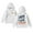 White, variant on Tiijoy Toddler Girls Hawaii Hoodie Casual Graphic Hooded Pullover Sweatshirt, Sizes 3-4T