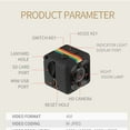thumbnail image 4 of Visland Cop Cam, Mini Camera Wireless, Sports HD DV SQ11 Camera, Hidden 1080P Micro Nanny Motion Detection Camcorder Infrared Night Vision Digital Video Recorder Outdoor Indoor Office, 4 of 8