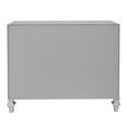 thumbnail image 4 of Home Fare Woven Trellis Three Drawer Accent Chest in Silver Leaf, 4 of 6
