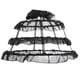 thumbnail image 3 of Crinolina de Enagua de 4 Aros, Miriñaque para Boda, Aros Ajustable Negro Soledad Aro vestido de boda, 3 of 10