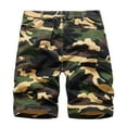 thumbnail image 3 of jsaierl Cargo Shorts for Men Plus Size Casual Camouflage Zipper Button Multiple Pockets Big and Tall Cargo Shorts, 3 of 3