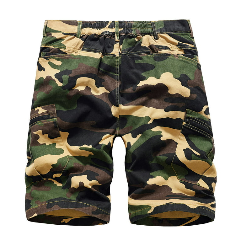 OGLCCG Cargo Shorts for Men Cotton Camo Relaxed Loose Fit Multi-Pocket  Shorts Summer Outdoor Hiking Fishing Shorts M-5XL 