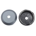 thumbnail image 4 of Unique Bargains 4 Pcs 60mm Dia 5 Clips Wheel Tyre Center Hub Caps Covers for Vehicle Gray, 4 of 6