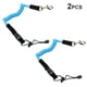 thumbnail image 4 of Greeniant Pack de 2 Kayak Paddle Leash Cuerda Cuerda de seguridad elástica Deportes acuáticos Ropa Deportiva, Zapatos Azul, 4 of 6