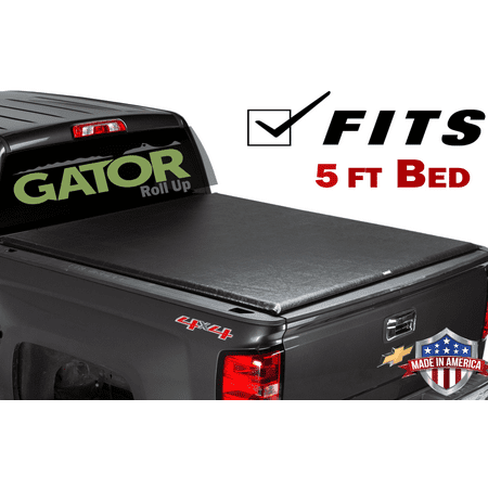 Gator ETX Roll-Up (fits) 2015-2019 Chevy Colorado Canyon 5 FT Bed Only Soft Roll Up Truck Bed Tonneau Cover Made in the USA 53112