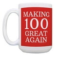 thumbnail image 2 of ThisWear Conservative Birthday Gift Set Making 100 Great Again 2 Pack Gift 15oz Coffee Mugs Red, 2 of 4