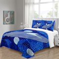 thumbnail image 4 of Home Bedding Set Fish Shell Comforter Cover Set Teen Adult Creative Seafloor Bedspreads,California King (98"x104"), 4 of 5
