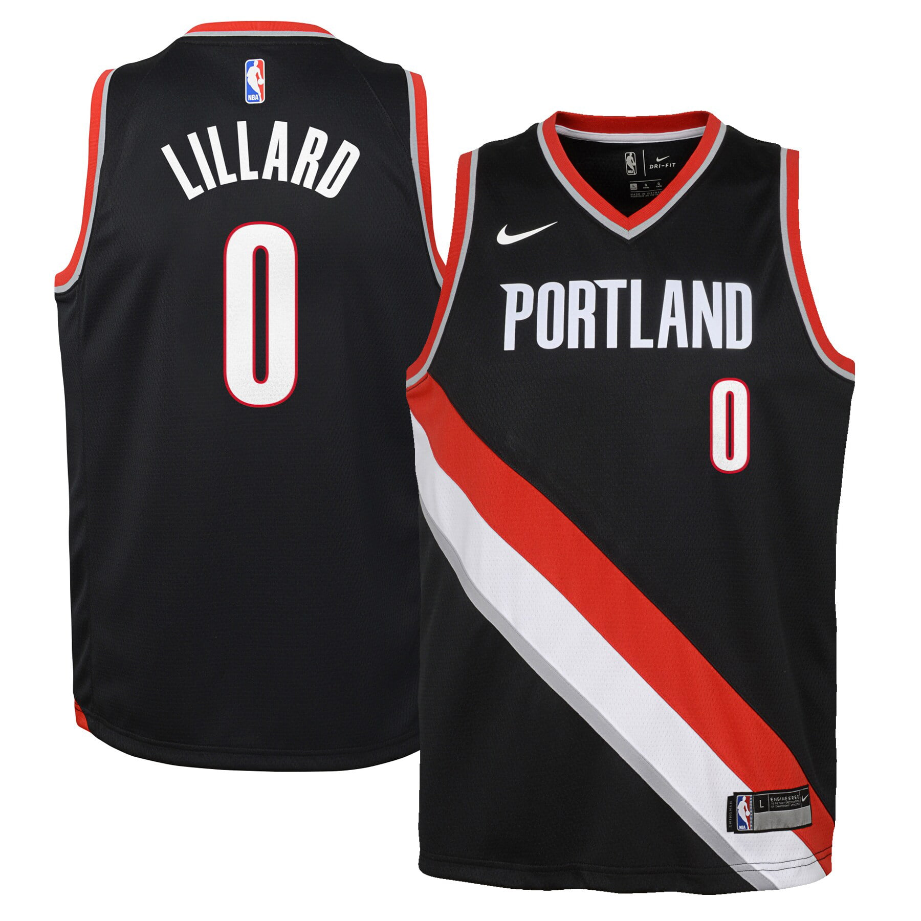 Damian Lillard Portland Trail Blazers Nike Youth Swingman ...