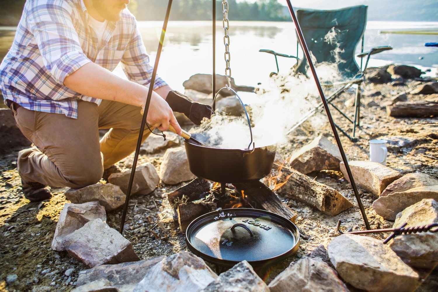 Trépied camp Lodge de 43,5 po