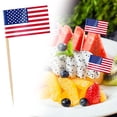thumbnail image 1 of Country Flag Toothpicks | Cake and Burger Decorative Sticks | Flags for Themed Meals, 1 of 5