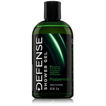 Defense Soap Peppermint Body Wash Shower Gel 12 Oz | Natural Skin Relief from Organic Tea Tree Oil and Eucalyptus Oil