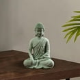 thumbnail image 3 of pequeña estatua de buda Estatua de Buda sentado, adorno rústico, decoración budista, regalo decorativo para decoración del hogar, mesa interior de yoga , Tipo A-03 Tipo A-03 Magideal pequeña estatua de buda, 3 of 7