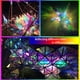thumbnail image 4 of Película adhesiva para ventana iridiscente decorativa holográfica, efecto camaleón arcoíris, para calcomanías del hogar, decoración de fiestas navideñas, 7 x 12 pulgadas, 3 hojas de muestra, color, 4 of 8