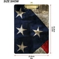 thumbnail image 3 of FMSHPON American Flag Clipboard Hardboard Wood Nursing Clip Board and Pull for Standard A4 Letter 13x9 inches, 3 of 8