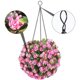 thumbnail image 3 of 1pc Solar Power Flower Ball Light Outdoor Garden Hanging Lamp Solar Hanging Lamp, 3 of 3