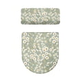 thumbnail image 4 of HELLHERO Daisy Pattern Design Polyester Fabric Bathroom Toilet Cover Set for Hotel Home Toilet Seat Covers with Stretch 2 Pieces, 4 of 7