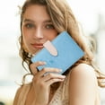 thumbnail image 2 of Clearance! Passport Holder Passport Cover with Credit Card Slot and Boarding Pass Slot Combo Passport Wallet Case Book Travel Must Have Rfid Blocking Leather Travel Accessories One Size Blue, 2 of 9