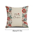 thumbnail image 4 of Advancent Funda de almohada navideña con estampado de Navidad, funda de cojín para sofá, funda de almohada decorativa para el hogar, sofá, Navidad, Kits de decoración para fiestas No.15 Advancent HA007803-15, 4 of 6
