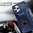 thumbnail image 6 of Allytech Shockproof Back Case for Apple iPhone 11 Pro, Military Grade Protective With Ring Holder Stand Compatible with Car Mount Anti-slip Hybrid Rugged Bumper Phone Cover for Men Boys -Blue, 6 of 8