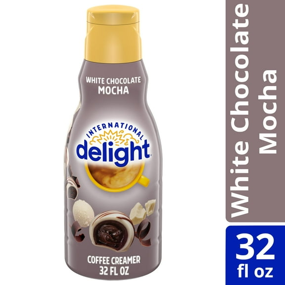 International Delight White Chocolate Mocha Coffee Creamer, 32 fl oz Bottle