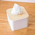 thumbnail image 1 of Draw Paper Box Pulls Smoothly Tissue Storage Case Plastic Napkin Paper Organizer Stable for Kitchen Bedside Table Restaurant, 1 of 8