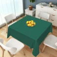 thumbnail image 3 of Tchckioa Solid Color Green Tablecloth for Banquet Party Decor,60x60 Inch Square Stain Proof Table Cloth Cover, 3 of 6