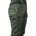 thumbnail image 4 of Men 6 Pocket Cargo Work Pants Durable Regular Fit Breathable Outdoor Utility Trousers S-XXL, 4 of 9