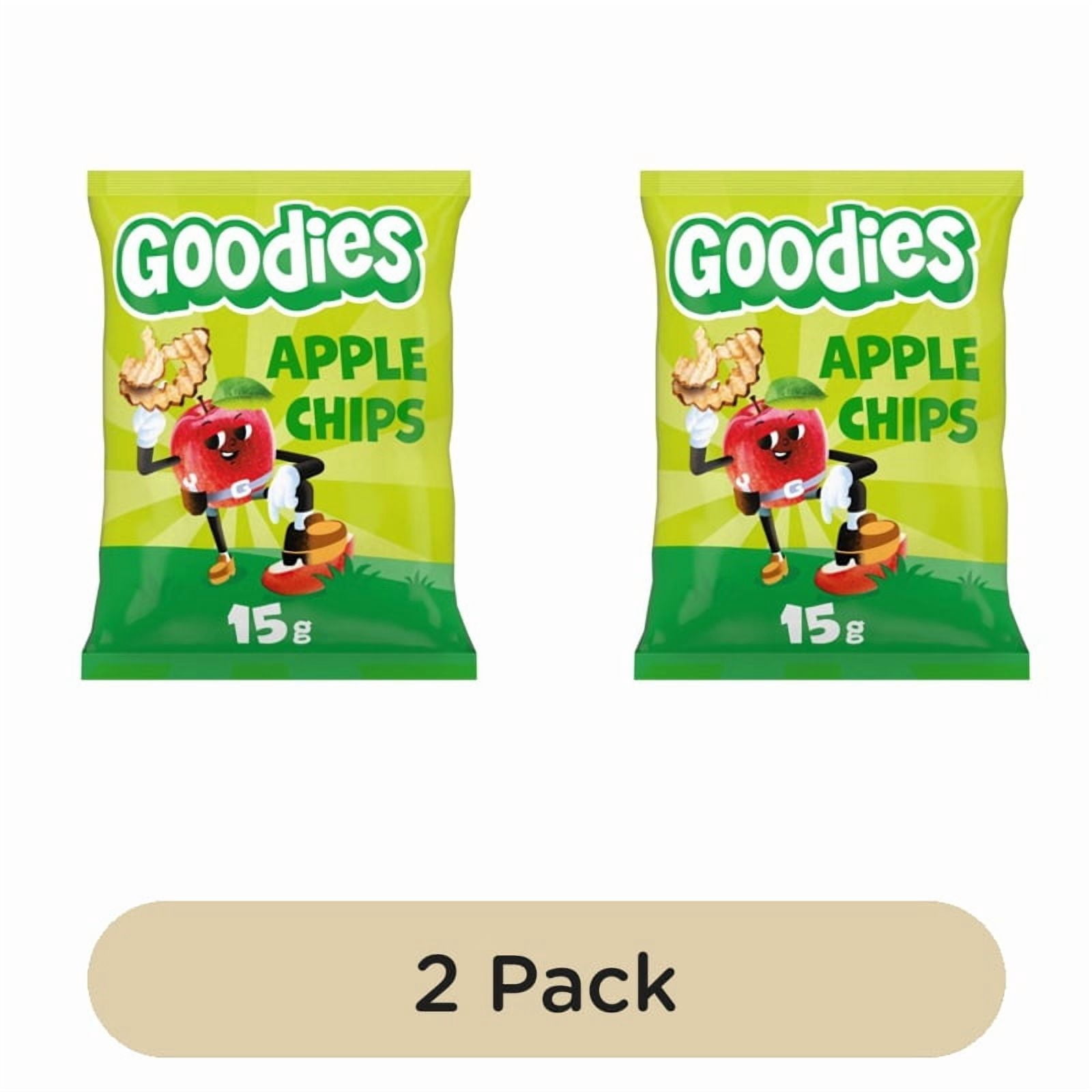 Goodies Apple Chips Kids Fruit Snack 15g, British Import (Pack of 2)