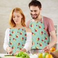 thumbnail image 3 of Pioneer Flower Floral Print Pattern Apron for Women and Men, Cotton Linen Waterproof with Pockets, Adjustable, 33x27 Inch for Kitchen, Gardening, BBQ, Salon, 3 of 6