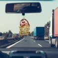 thumbnail image 2 of KDFWDM Funny Animal 2D Flat Car Rear View Mirror Accessories Christmas Tree Ornament Decoration Hanging Charm Interior Rearview Pendant Decor Gift, 2 of 4