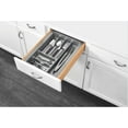 thumbnail image 3 of Rev-A-Shelf GCT-3S-52 Plastic Compartment Cutlery Tray Insert Organizer, Silver, 3 of 7