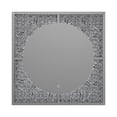 thumbnail image 3 of LED Wall Mirror Silver and Black, 3 of 3