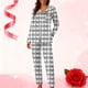 thumbnail image 2 of RKSTN St Patrick's Day Pajamas Set for Women Oversized Crewneck St Paddy's Day Lucky Shamrock Printed Loungewear Matching Sets Womens Casual Plus Size Loose Fits T Shirts and Pjs Pants 2 Piece Set, 2 of 8