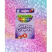 Crayola Glitter Crayons – 8 Count (2-Pack)