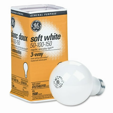 GE 50/100/150W 120-Volt Incandescent Light Bulb (Set of 2)