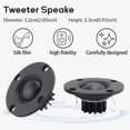 thumbnail image 5 of Tweeter Speaker 6 Ohm 30W Hifi Soft Dome Silk Film Treble Loudspeaker Neodymium Toothed Heat Sink 2P, 5 of 5
