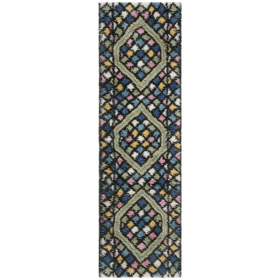 Safavieh CASABLANCA, BLUE / GOLD, 2'-3" X 8', Area Rug