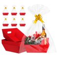 thumbnail image 1 of Set de Cestas de Regalo AFOROEOA 10 unidades en Kraft Rojo 32x27x17 cm, 1 of 7