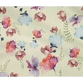 thumbnail image 4 of oneOone Cotton Flex Cream Fabric Flower & Leaves Watercolor Diy Clothing Quilting Fabric Print Fabric By Yard 40 Inch Wide, 4 of 4