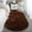 Coffee, variant on Tie Dye Oval Plush Rug, 15.7 × 23.6 Inch Soft Long Shag Area Rug, Living Room Bedroom Decorative Mat, Non-Slip, Coffee Brown