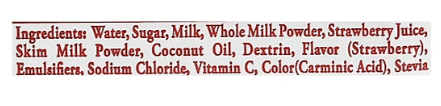 Sangaria Strawberry Milk Made with Real Milk and Fruit Juice 8.96 fl oz (265ml) (24 Pack)