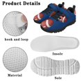 thumbnail image 5 of Uourmeti Boys Slip on Football Shoes Size 12.5 Little Kid School Sneakers Knitted Mesh Sports Shoes Breathable Lightweight Running Tennis Walking Shoes Fashion Athletic Casual Sneaker, 5 of 7