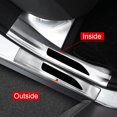 thumbnail image 5 of Cubierta protectora de placa de desgaste de umbral de puerta de coche de acero inoxidable para Toyota RAV4 2019 2020 2021 2022 2023 2024 RAV 4 XA50, accesorios, 5 of 5